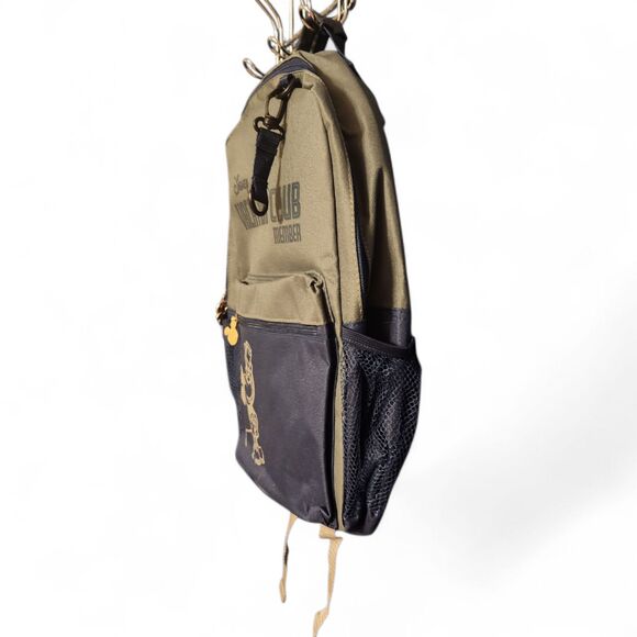 Disney Vacation Club Member Backpack Blue Gray Gold Mickey Mouse Zip Exclusive - Picture 9 of 9